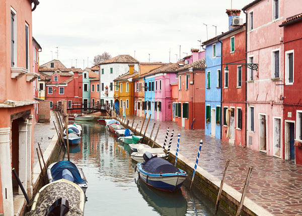 Travels 0273, canal and row houses Italy, Josh Welch